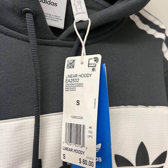adidas Unisex ADULT Linear Hoody (EA2532) SIZE - Small - Picture 4 of 4
